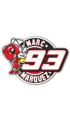 Marc Marquez Logo iPhone Wallpaper