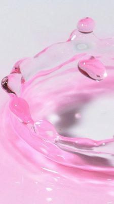Pink Liquid Mobile Wallpaper