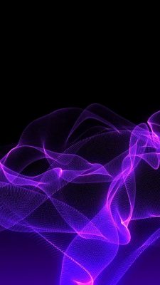 Purple Flowing Waves iPhone Wallpaper