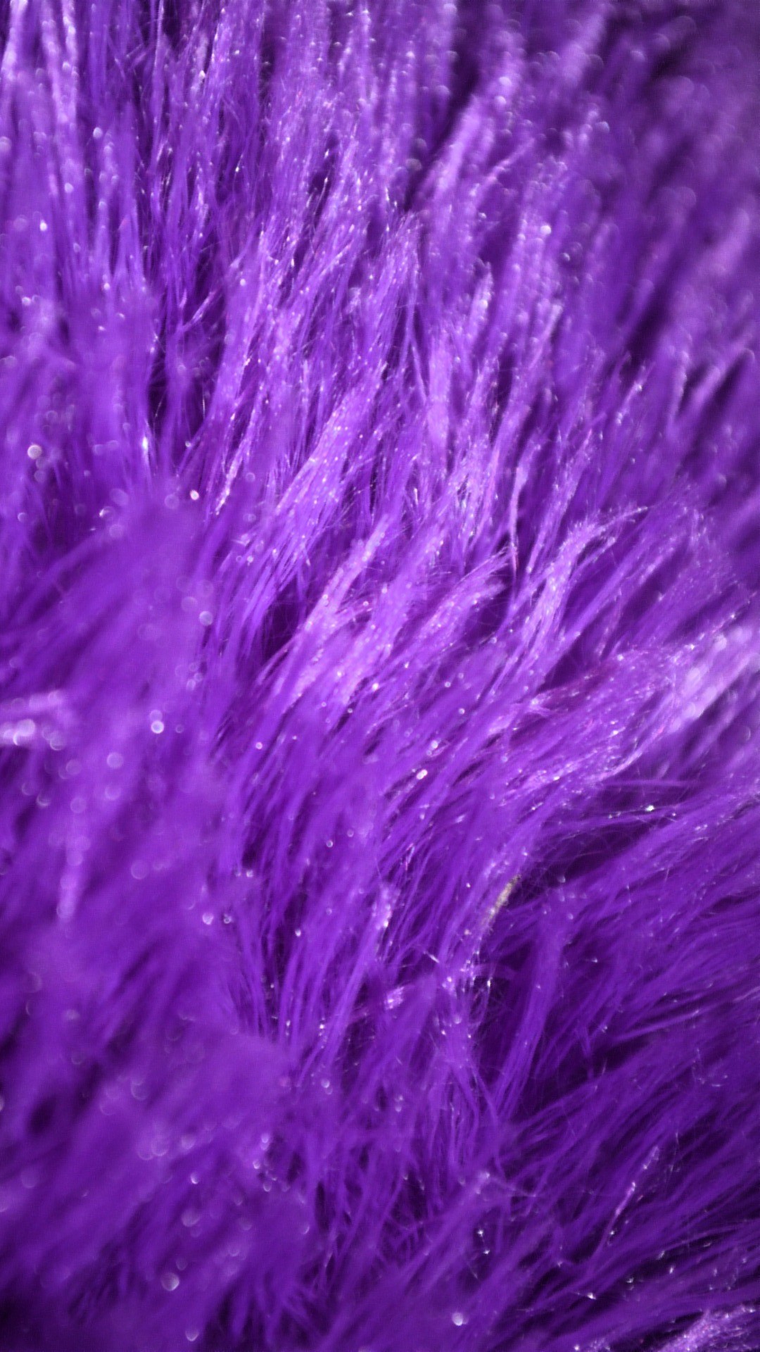 Purple Fur iPhone Wallpaper