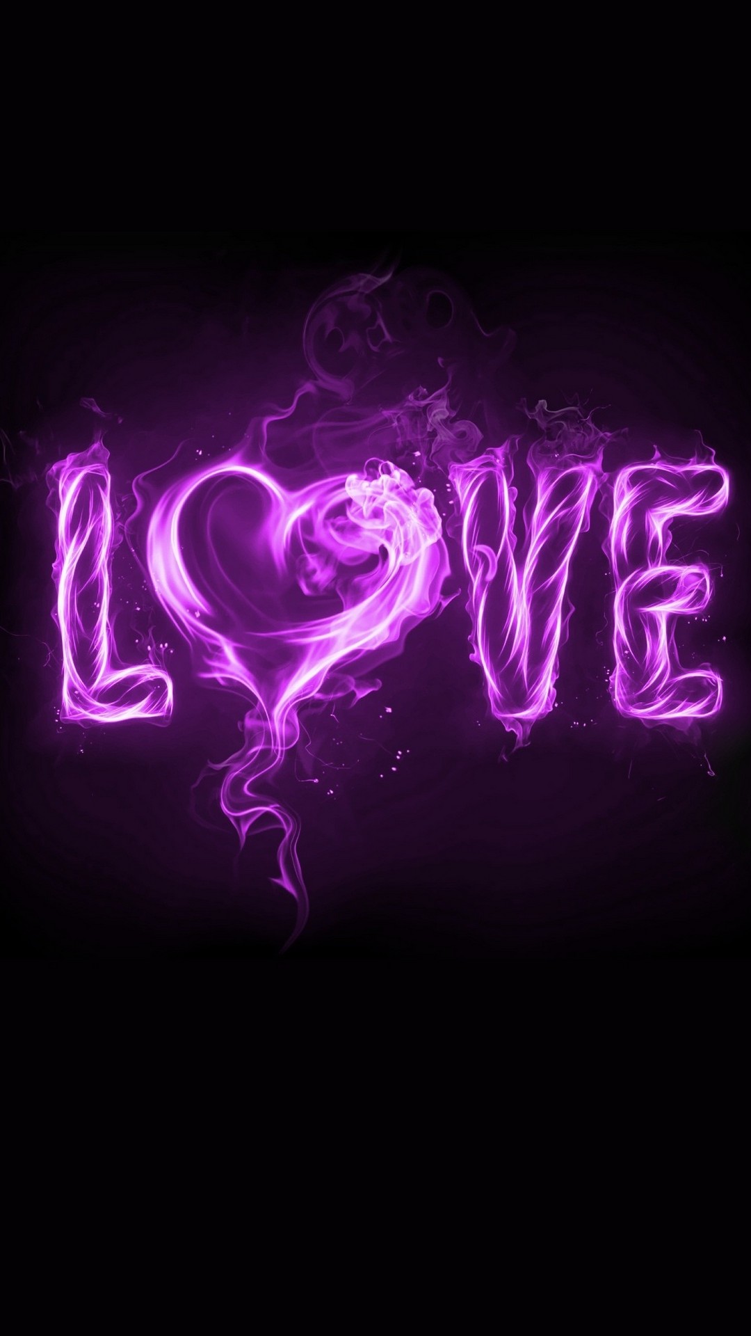 Purple Love Wallpaper iPhone