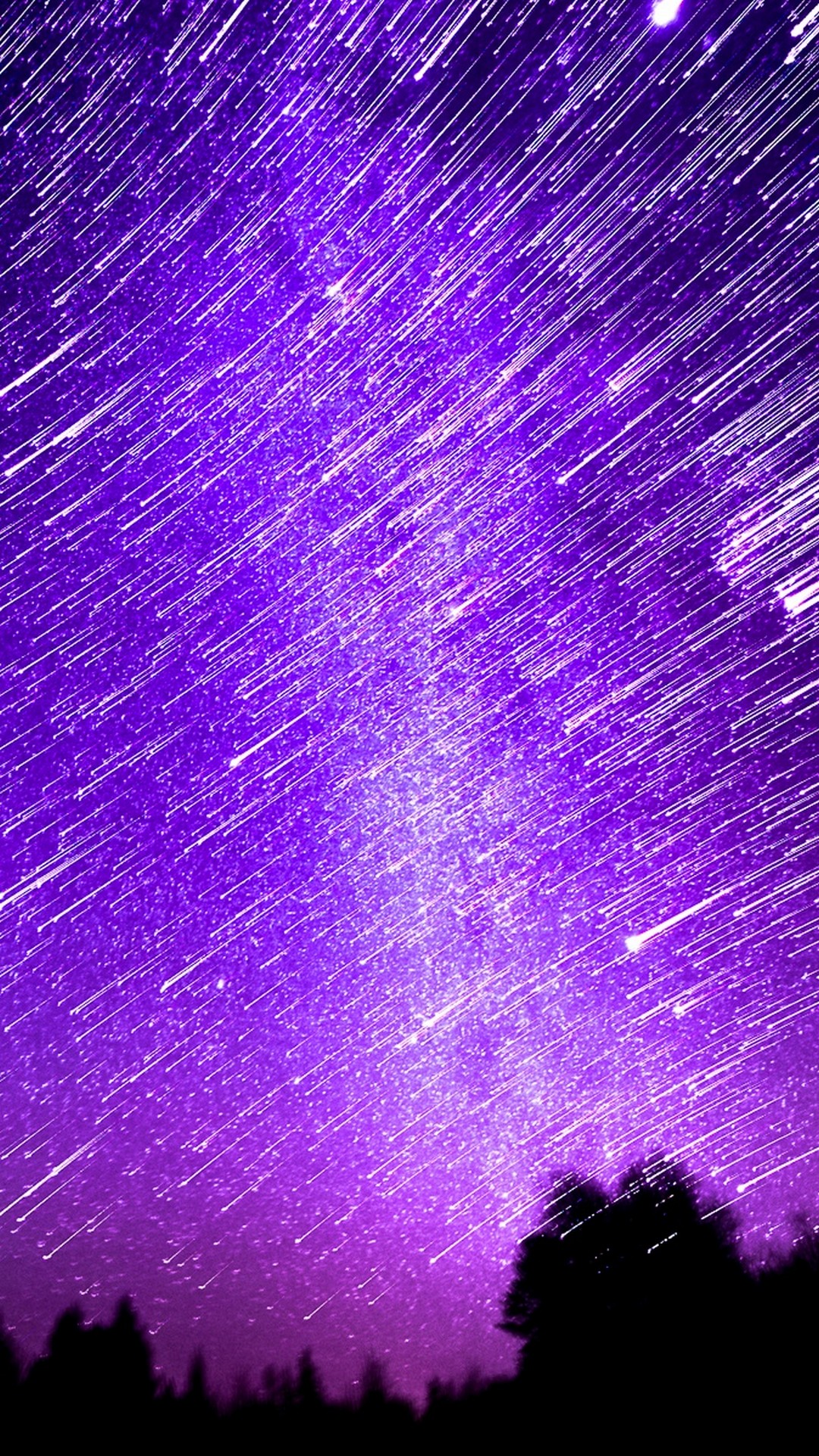 Purple Sky For iPhone Wallpaper