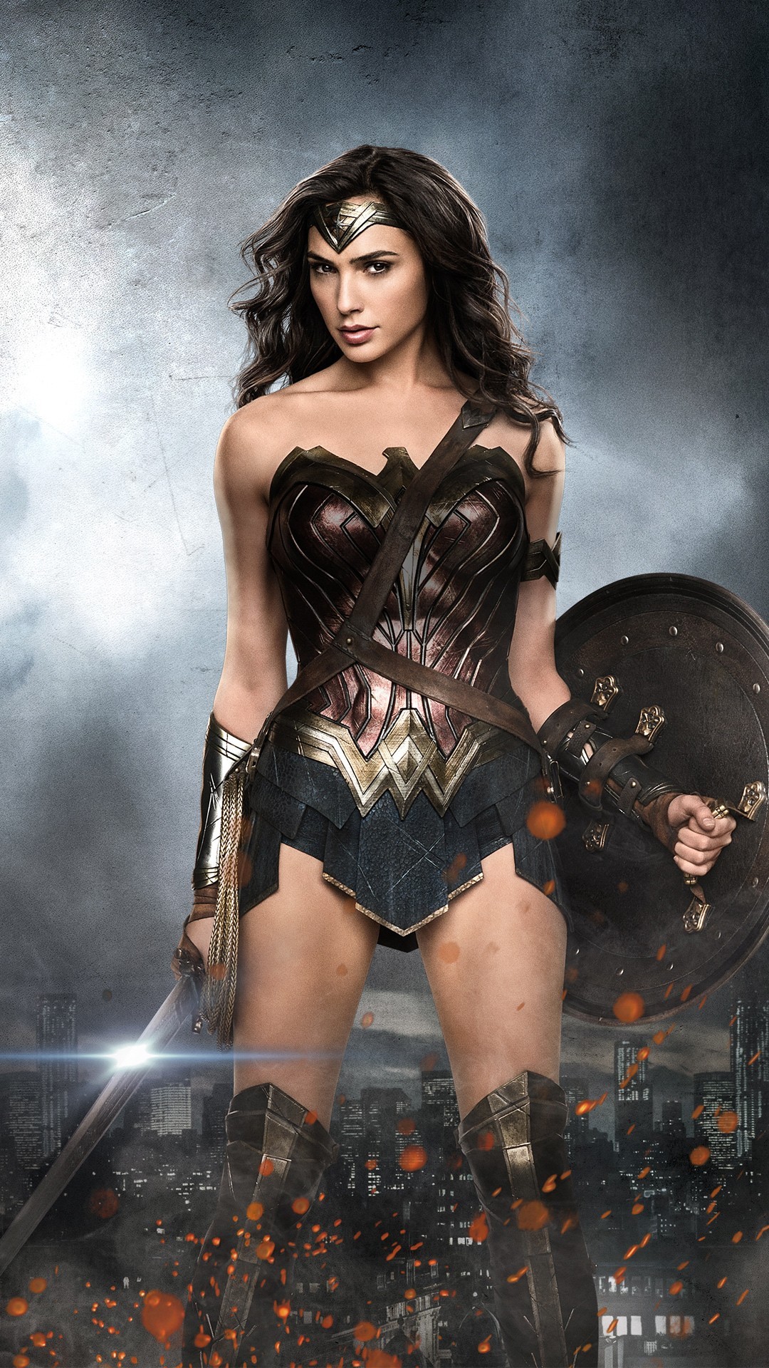 Wonder Woman Gal Gadot iPhone Wallpaper
