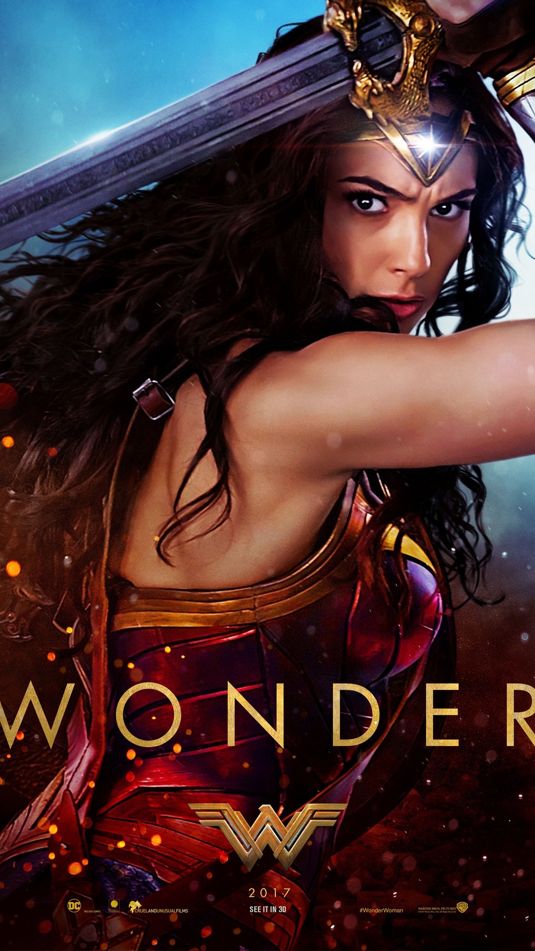 Wonder Woman Wallpaper 2017 resolution 1080x1920