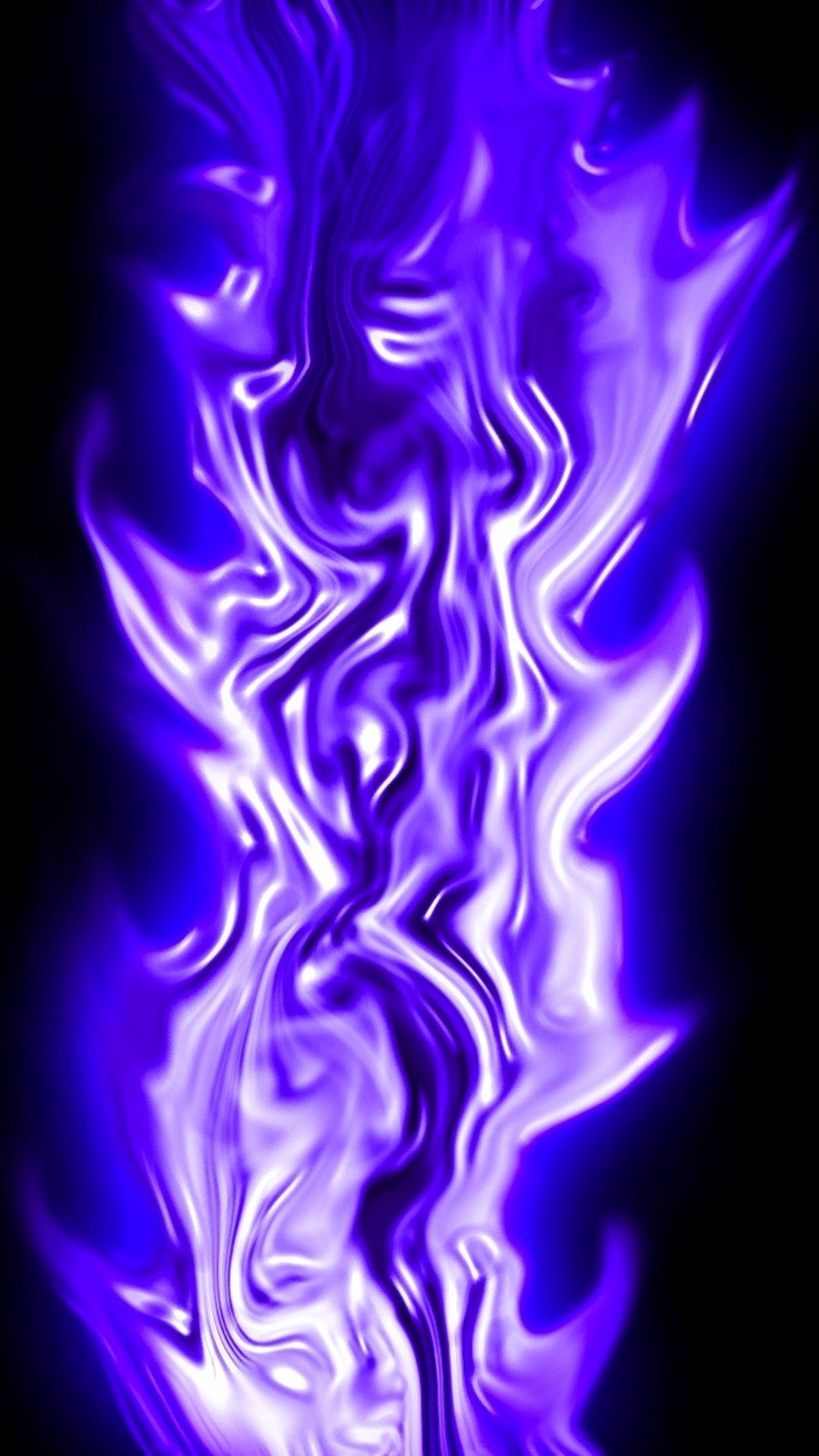 iPhone Wallpaper Blue Fire resolution 1080x1920