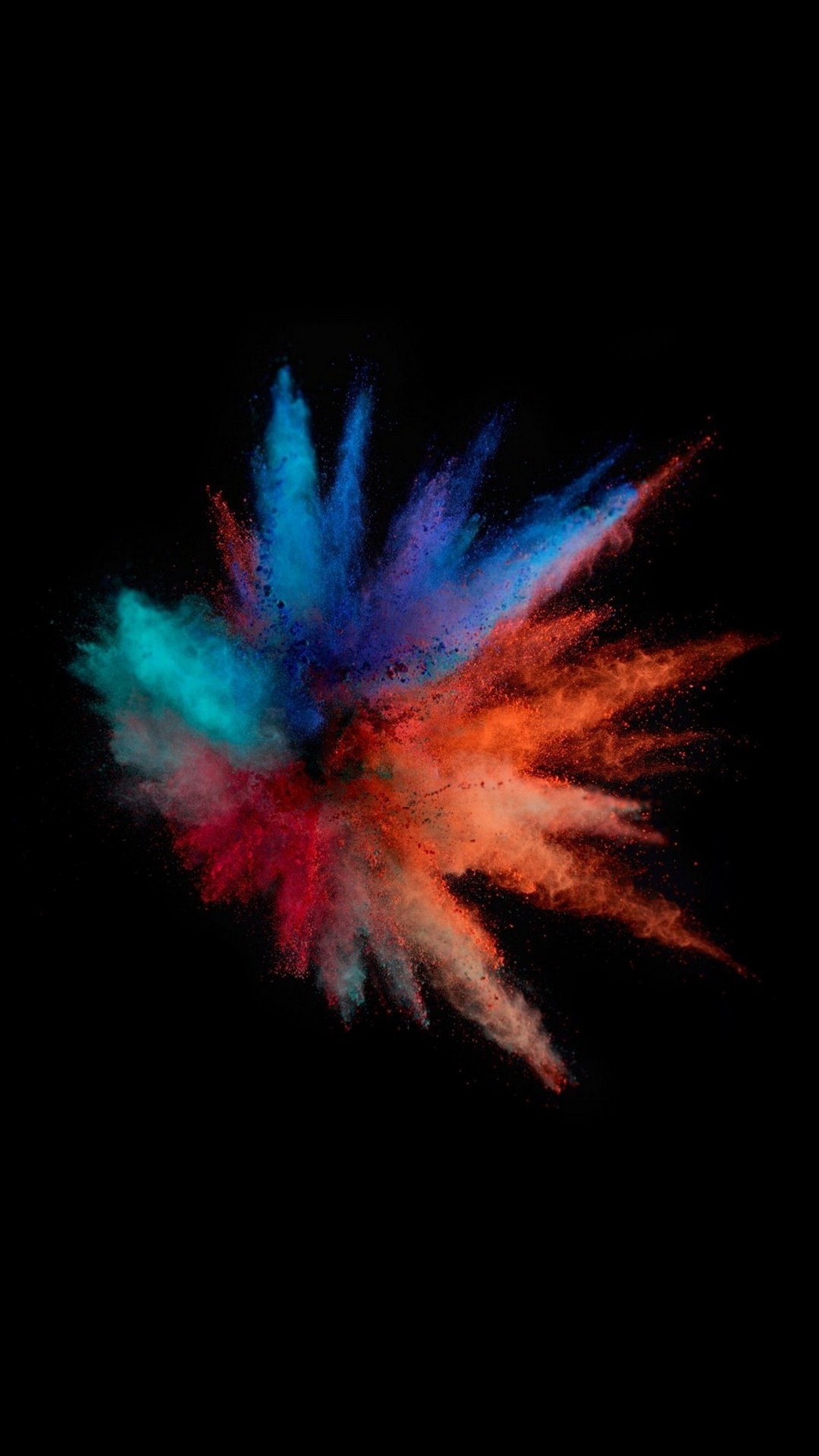 iPhone X Color Splash Wallpaper
