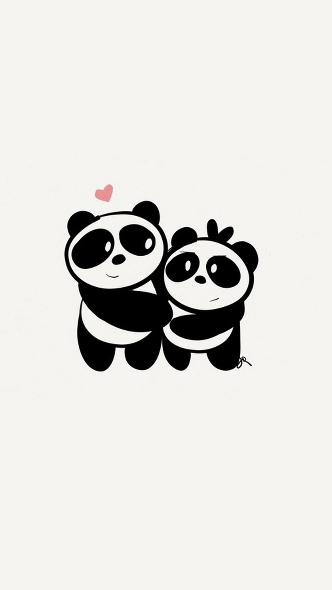 Cute Cartoon Panda Wallpaper iPhone