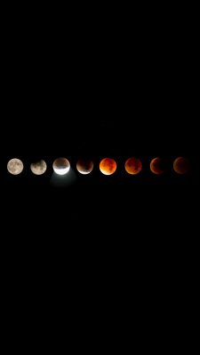 Blood Moon Lunar Eclipse iPhone Wallpaper