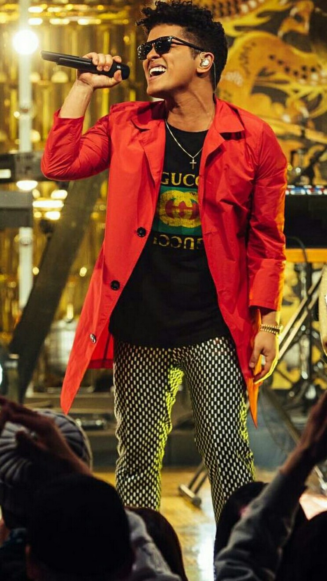 Bruno Mars Concert iPhone Wallpaper resolution 1080x1920