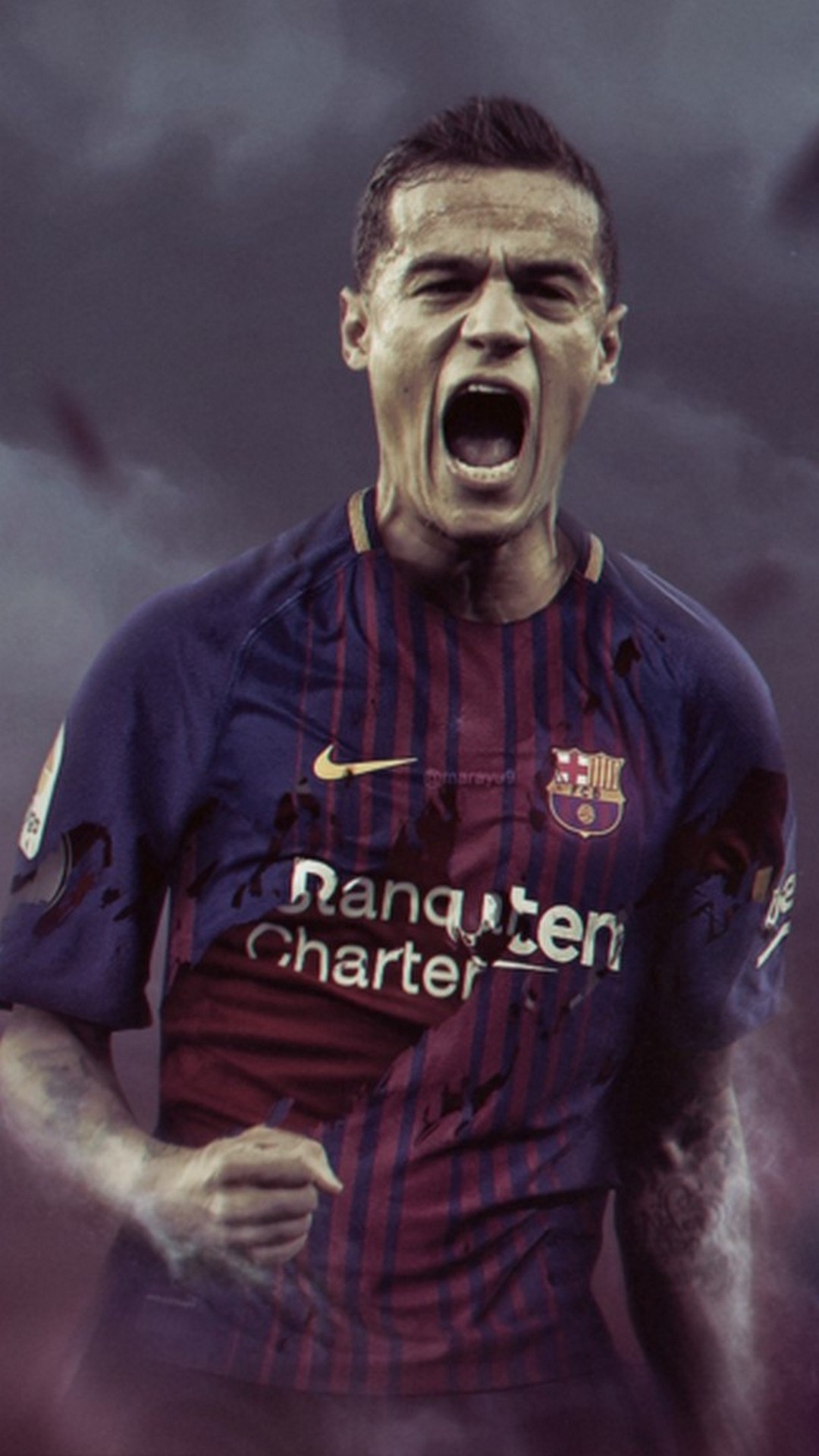 Coutinho Barcelona Wallpaper For iPhone
