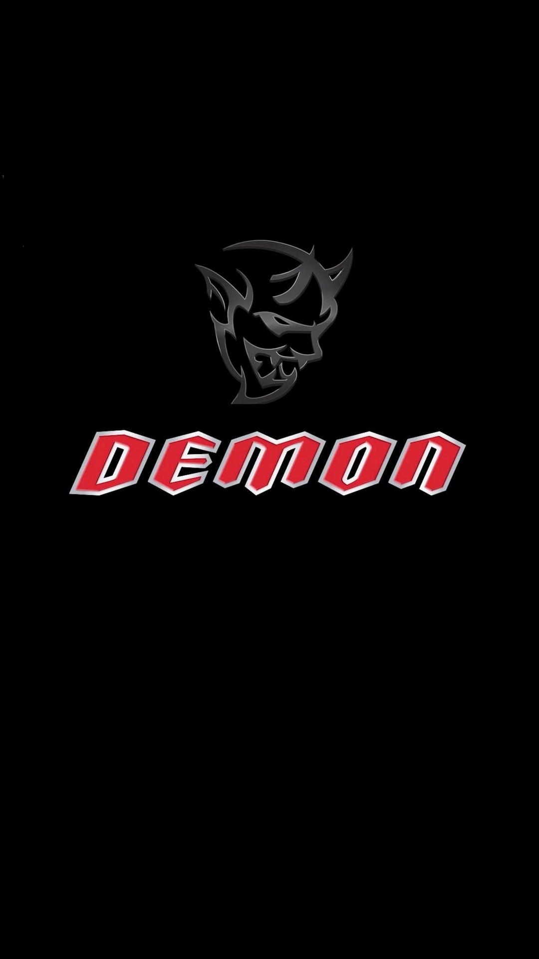 Dodge Demon Logo iPhone Wallpaper
