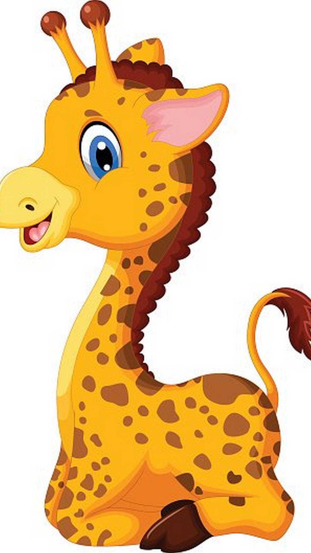 Giraffe Baby iPhone Wallpaper