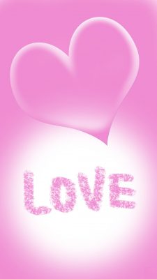 Pink Love Wallpaper iPhone