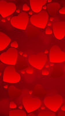 Red Heart Valentine Wallpaper iPhone