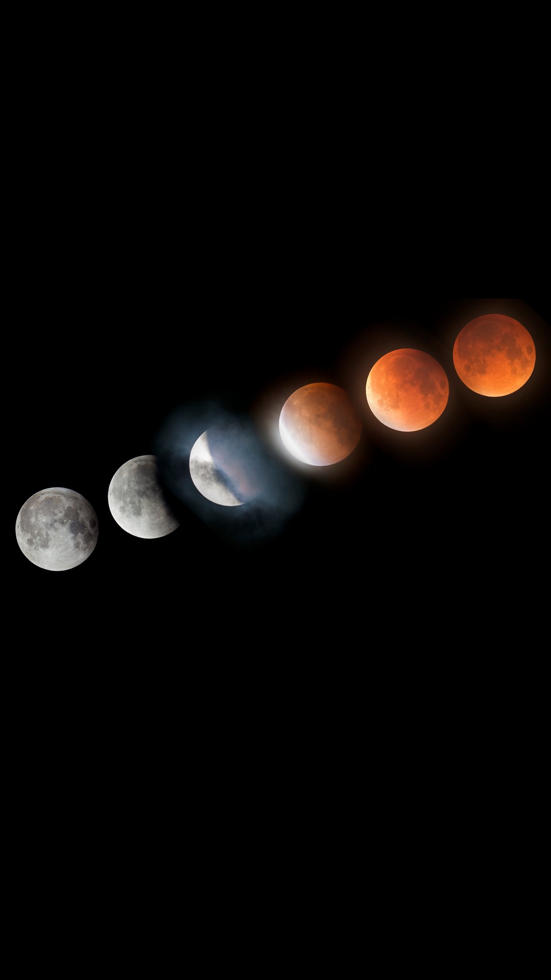 iPhone X Wallpaper Super Blood Moon Lunar Eclipse resolution 1080x1920
