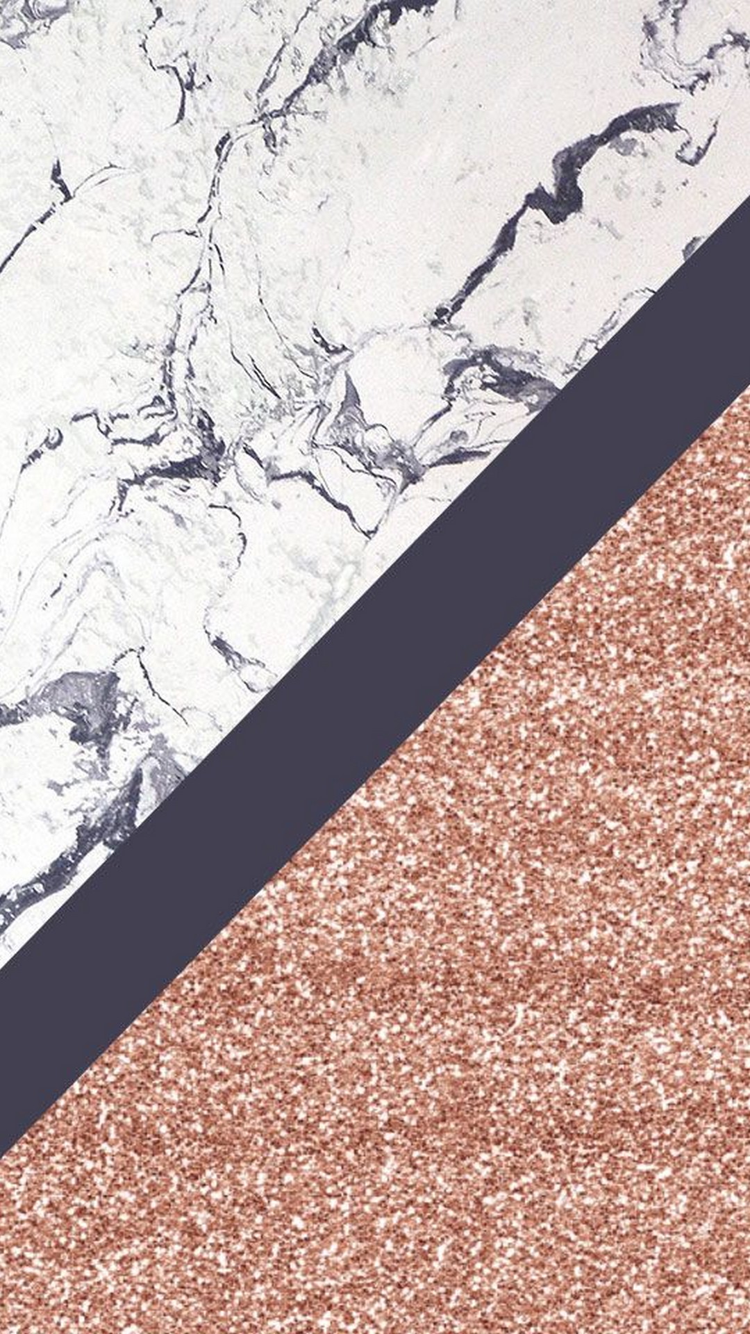 iPhone 7 Wallpaper Rose Gold Marble