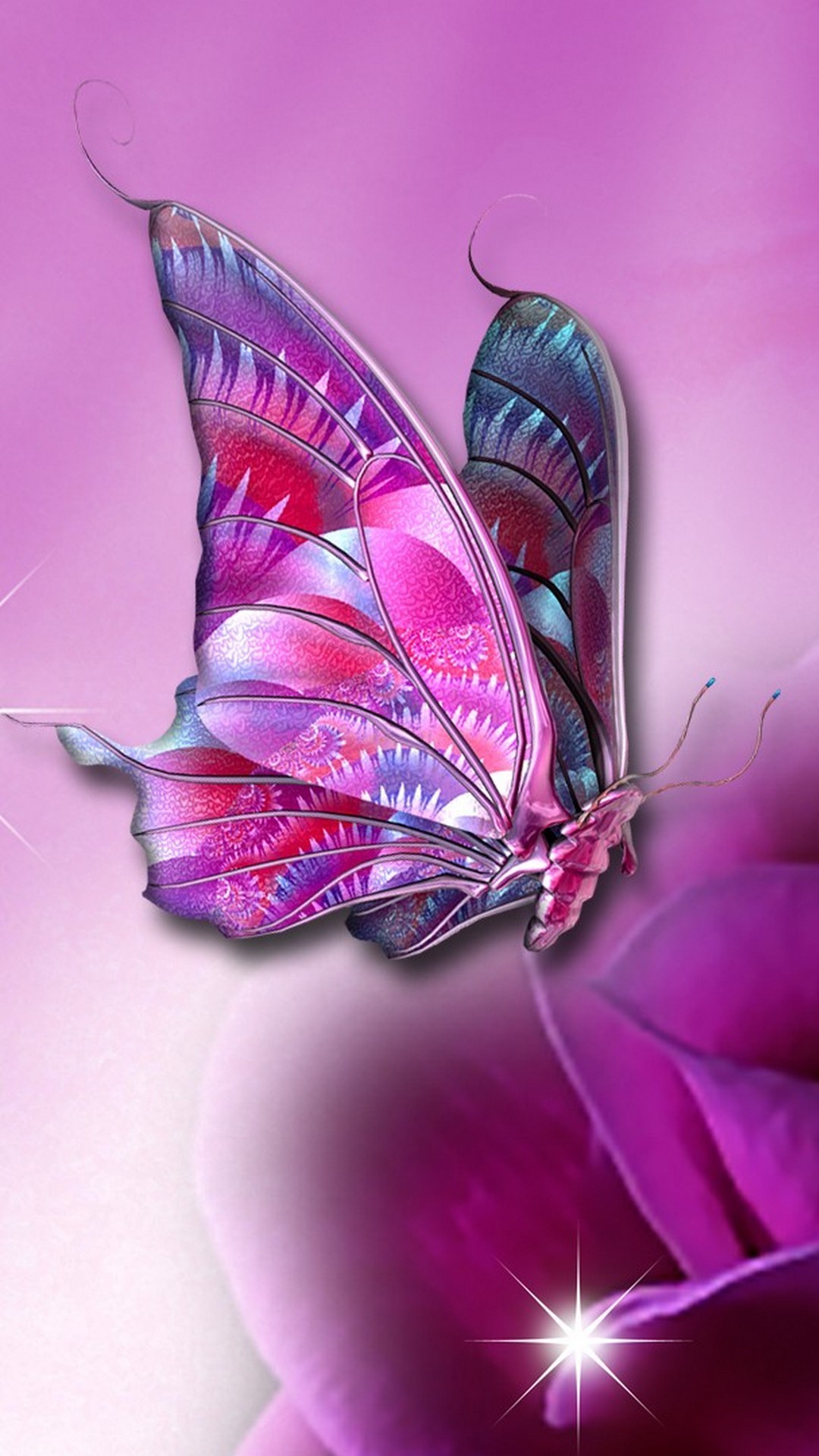 Butterfly Wallpaper For iPhone resolution 1080x1920
