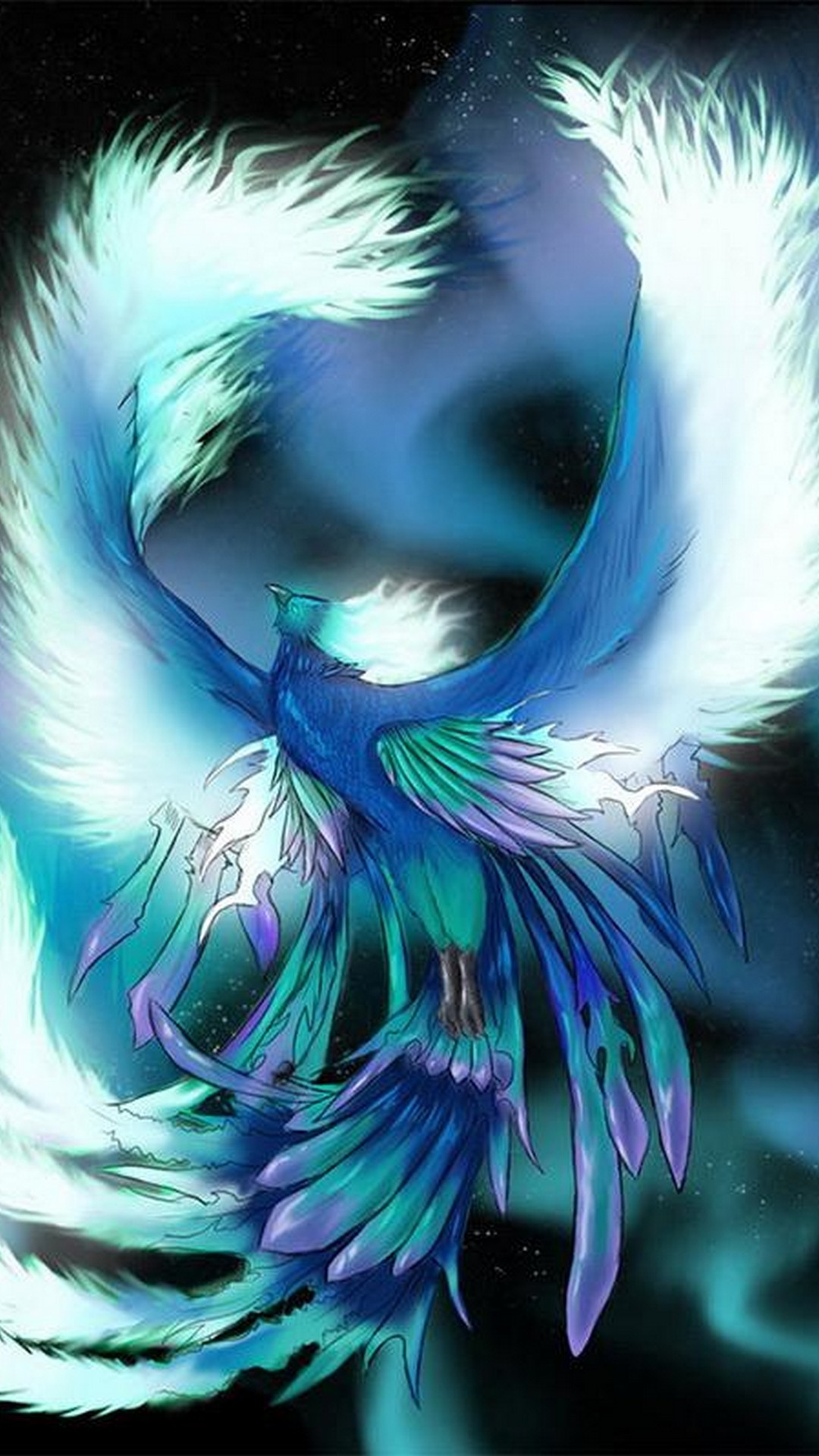 Mobile Wallpapers Ice Phoenix 2021 3D iPhone Wallpaper