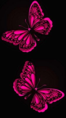 Mobile Wallpapers Pink Butterfly with HD Resolution 1080X1920