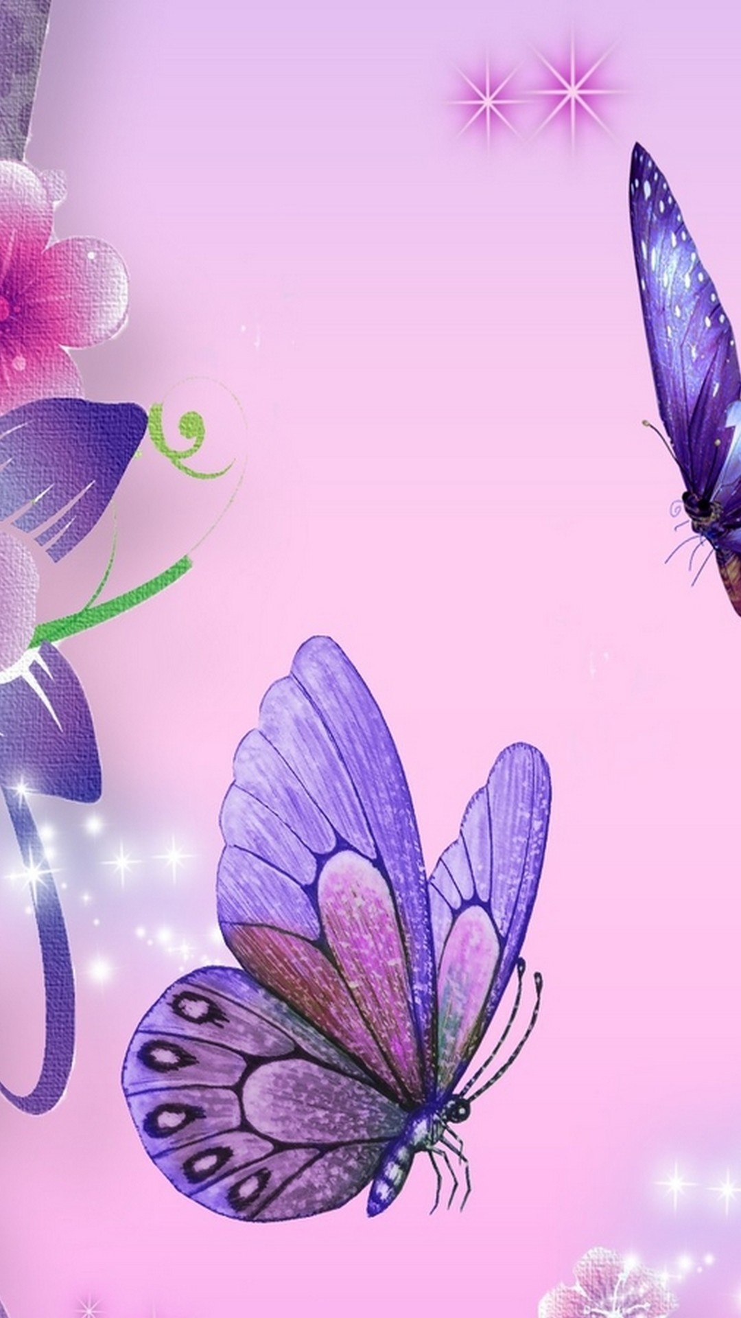 Wallpaper Cute Butterfly iPhone resolution 1080x1920