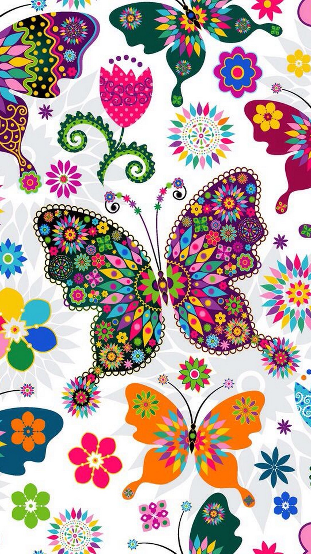 iPhone Wallpaper Butterfly Design resolution 1080x1920