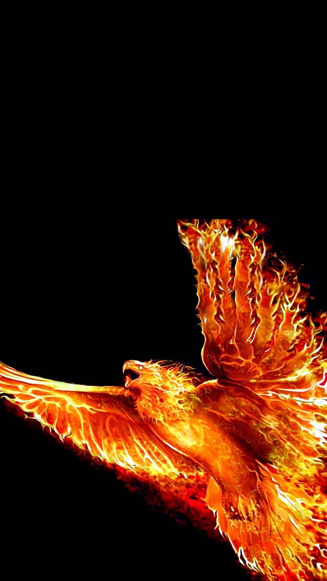 iPhone Wallpaper Phoenix Bird with resolution 1080X1920 pixel. You can make this wallpaper for your iPhone 5, 6, 7, 8, X backgrounds, Mobile Screensaver, or iPad Lock Screen