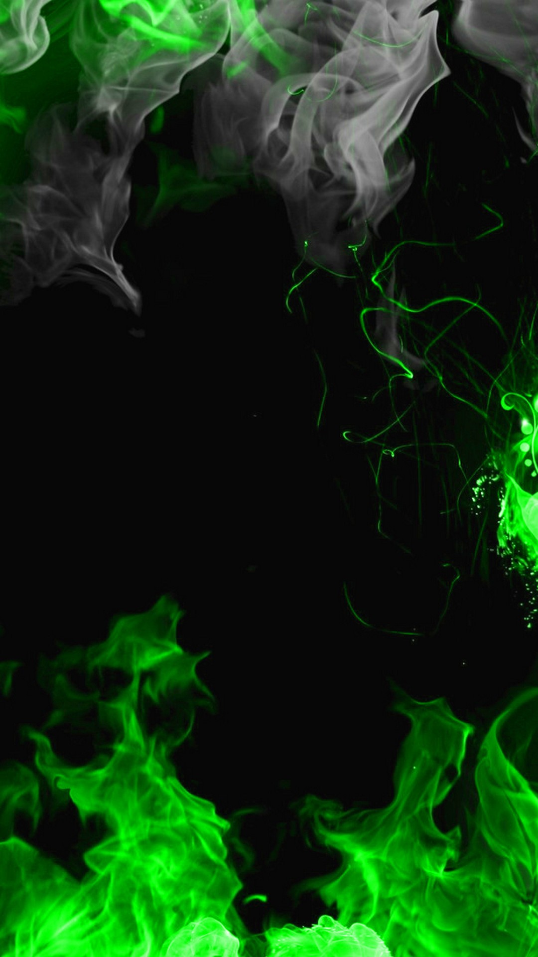 Green And Black 3d Wallpaper | zflas