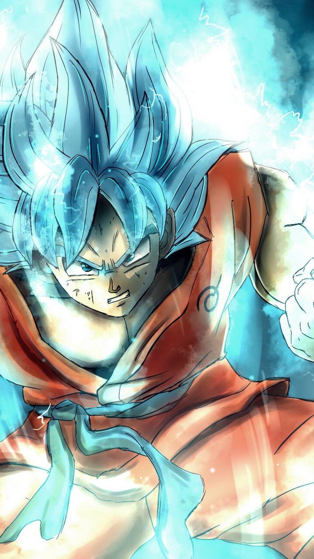 Goku SSJ Blue Wallpaper iPhone with resolution 1080X1920 pixel. You can make this wallpaper for your iPhone 5, 6, 7, 8, X backgrounds, Mobile Screensaver, or iPad Lock Screen