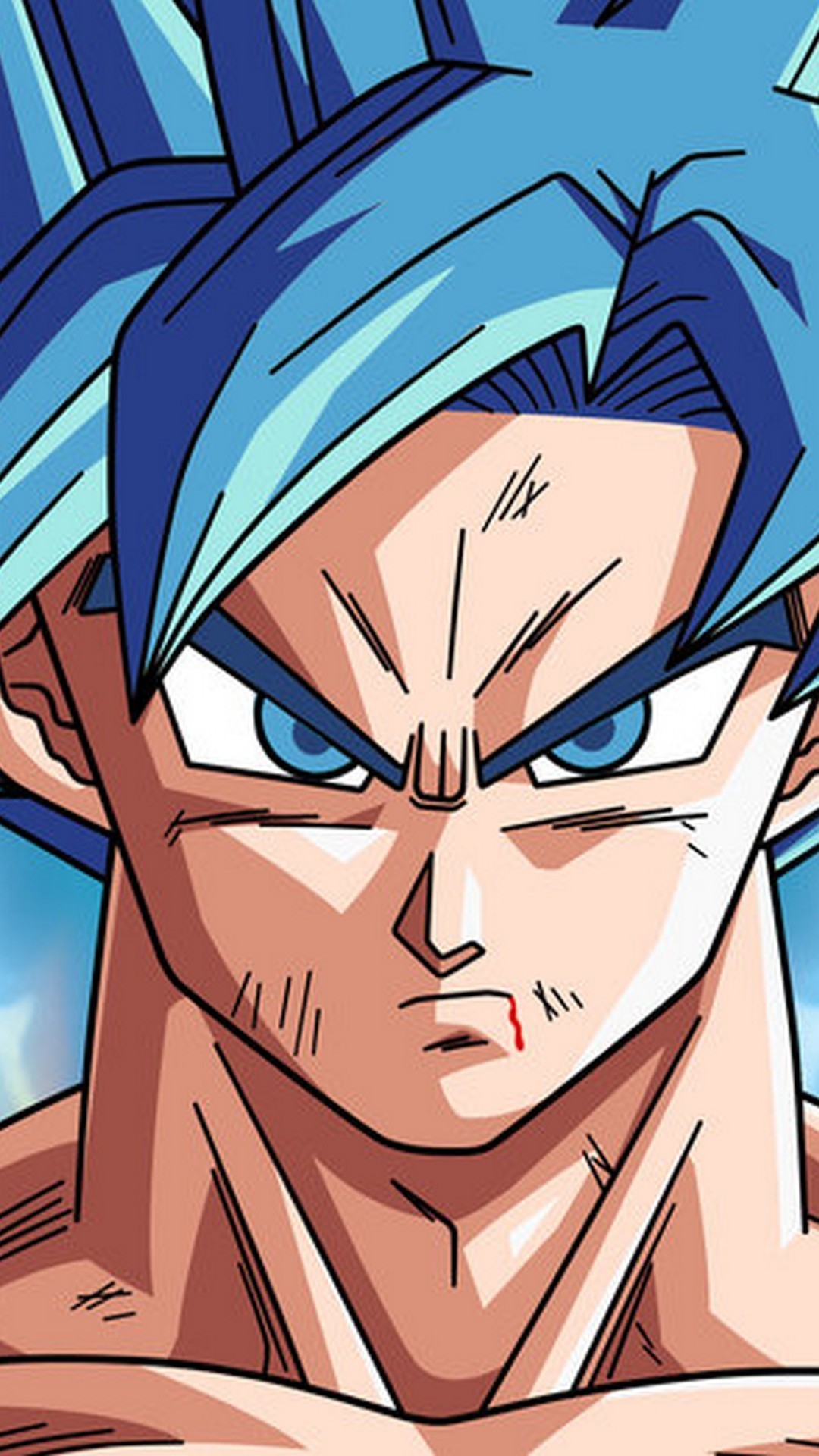 Goku SSJ Wallpaper For iPhone with image resolution 1080x1920 pixel. You can make this wallpaper for your iPhone 5, 6, 7, 8, X backgrounds, Mobile Screensaver, or iPad Lock Screen