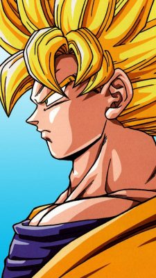 Goku Super Saiyan iPhone Wallpaper with resolution 1080X1920 pixel. You can make this wallpaper for your iPhone 5, 6, 7, 8, X backgrounds, Mobile Screensaver, or iPad Lock Screen