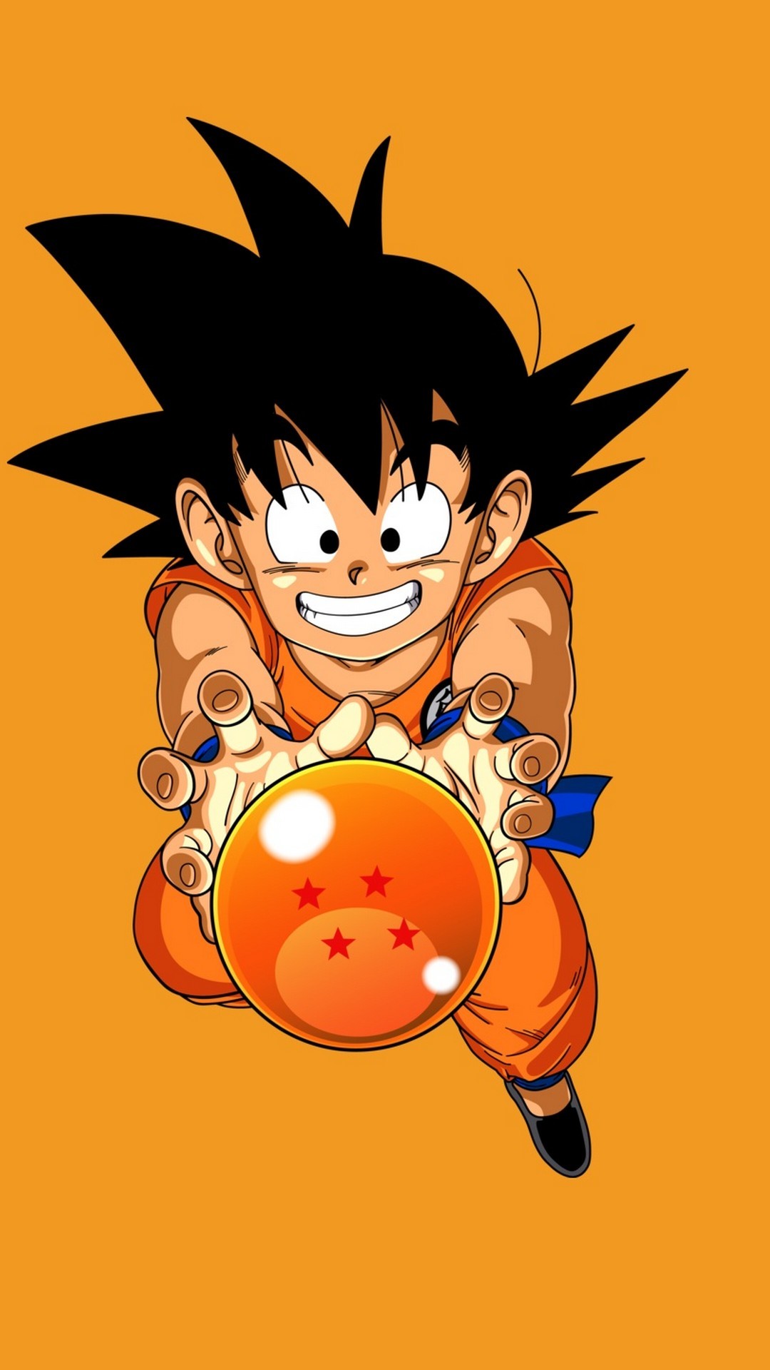 Kid Goku iPhone Wallpaper with image resolution 1080x1920 pixel. You can make this wallpaper for your iPhone 5, 6, 7, 8, X backgrounds, Mobile Screensaver, or iPad Lock Screen