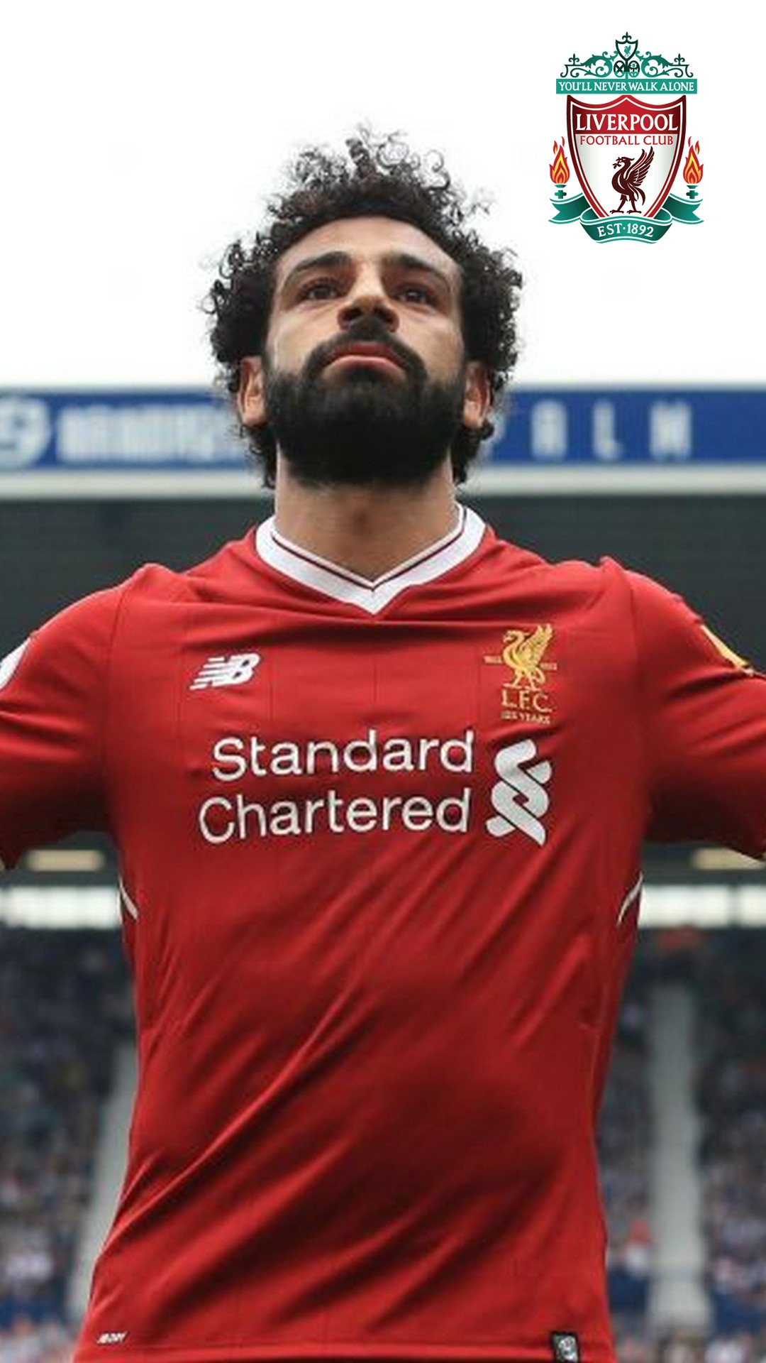 Mohamed Salah Pictures Wallpaper For iPhone with resolution 1080X1920 pixel. You can make this wallpaper for your iPhone 5, 6, 7, 8, X backgrounds, Mobile Screensaver, or iPad Lock Screen