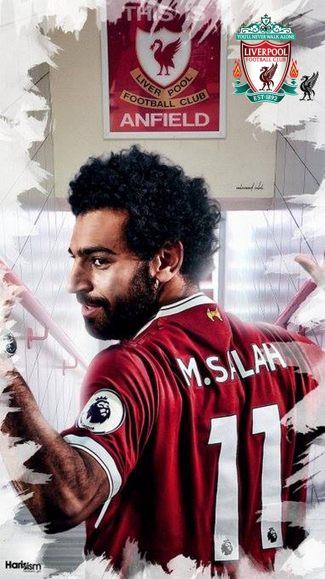 Mohamed Salah Pictures iPhone Wallpaper with image resolution 1080x1920 pixel. You can make this wallpaper for your iPhone 5, 6, 7, 8, X backgrounds, Mobile Screensaver, or iPad Lock Screen
