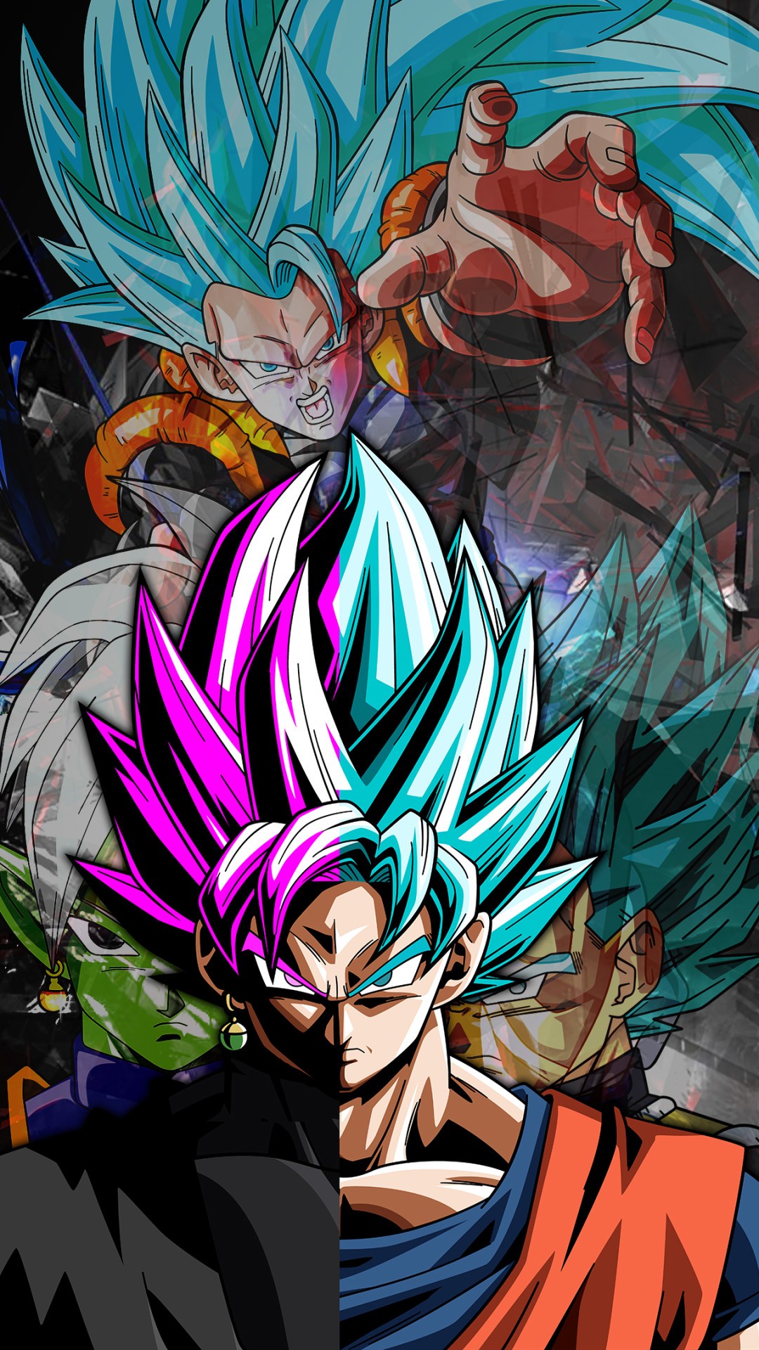 Wallpaper iPhone Black Goku with resolution 1080X1920 pixel. You can make this wallpaper for your iPhone 5, 6, 7, 8, X backgrounds, Mobile Screensaver, or iPad Lock Screen