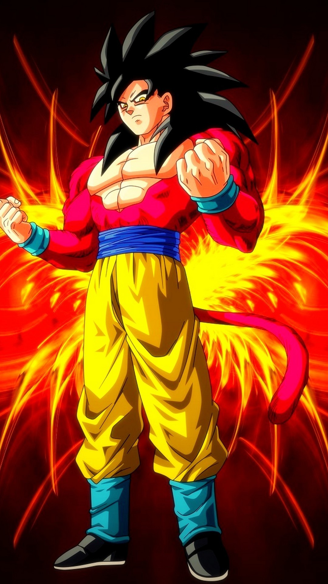iPhone 8 Wallpaper Goku SSJ4 with image resolution 1080x1920 pixel. You can make this wallpaper for your iPhone 5, 6, 7, 8, X backgrounds, Mobile Screensaver, or iPad Lock Screen