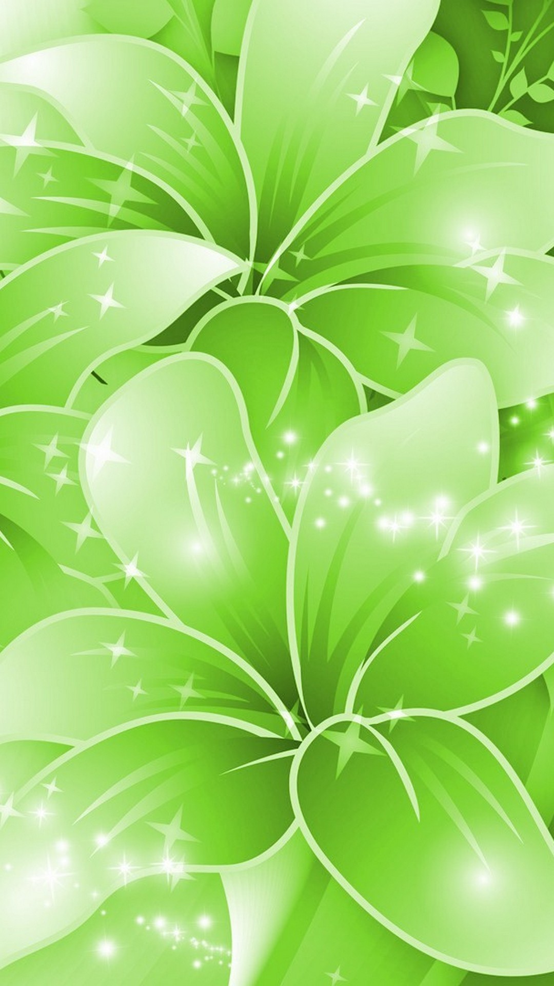 iPhone Wallpaper Light Green | 2021 3D iPhone Wallpaper