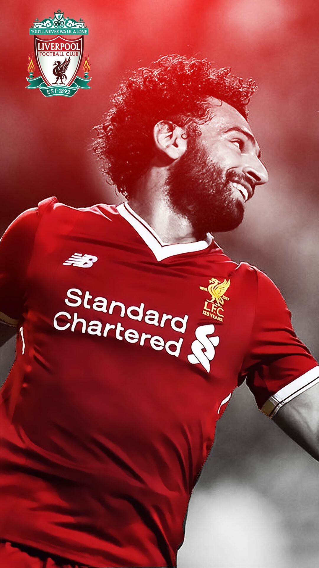iPhone Wallpaper Mo Salah with image resolution 1080x1920 pixel. You can make this wallpaper for your iPhone 5, 6, 7, 8, X backgrounds, Mobile Screensaver, or iPad Lock Screen