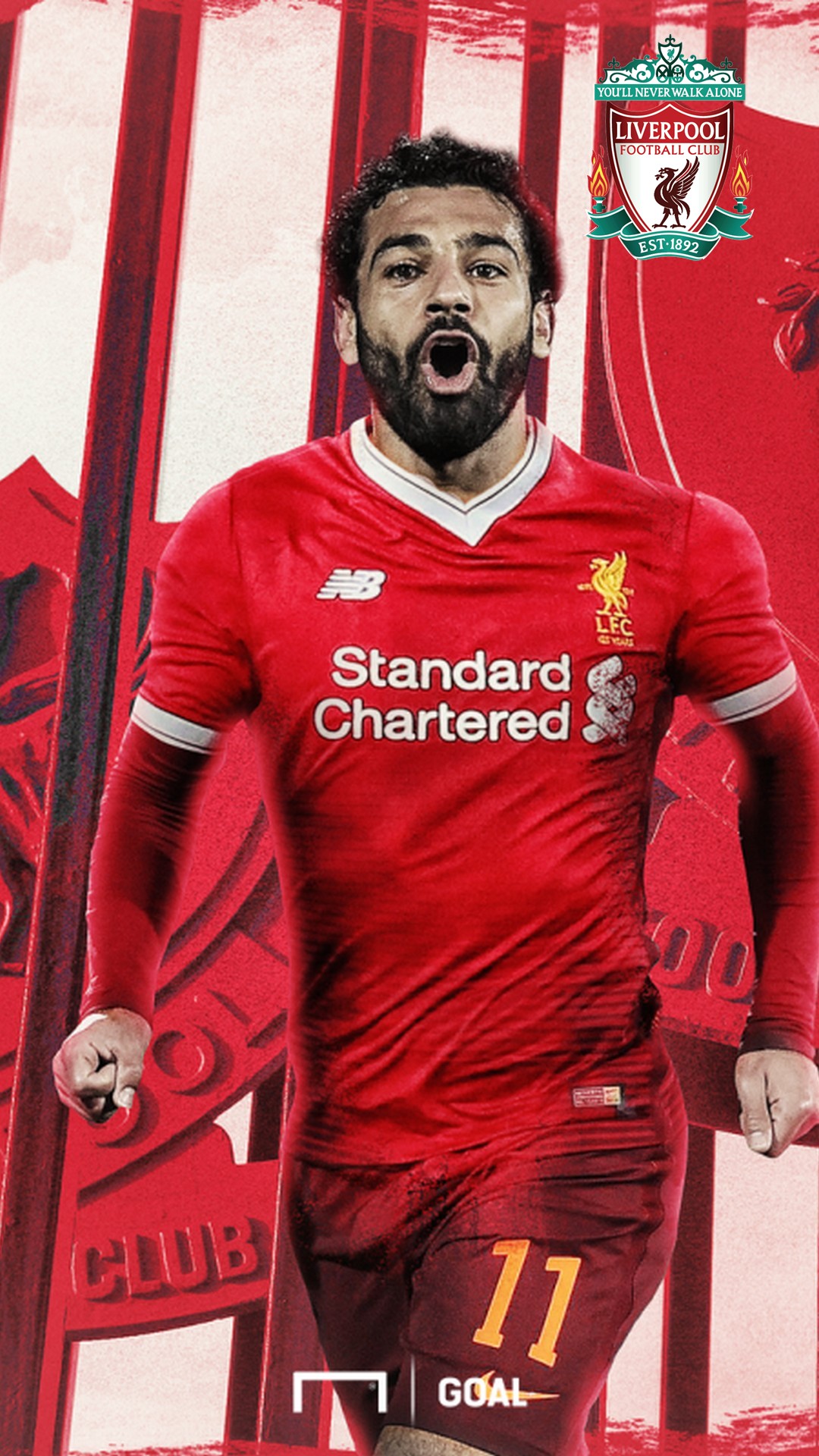 iPhone Wallpaper Mohamed Salah with image resolution 1080x1920 pixel. You can make this wallpaper for your iPhone 5, 6, 7, 8, X backgrounds, Mobile Screensaver, or iPad Lock Screen