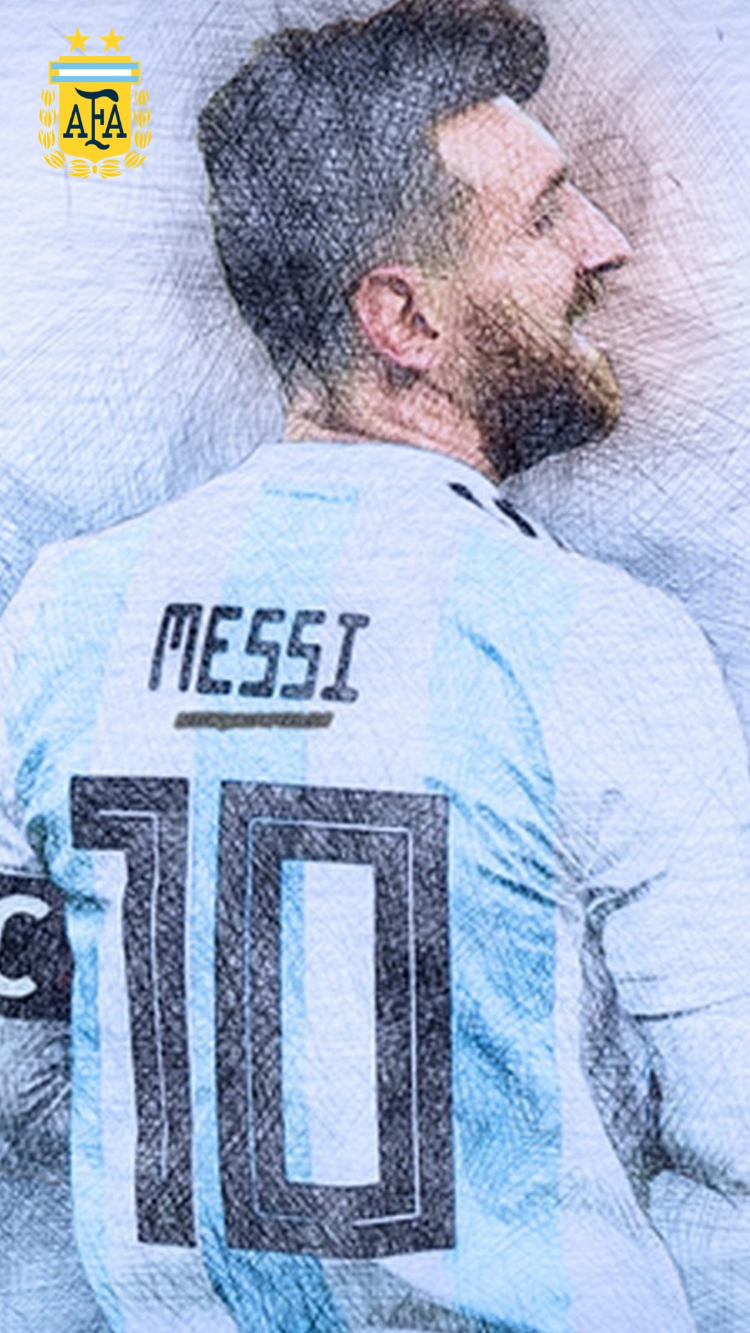 iPhone X Wallpaper Messi Argentina
