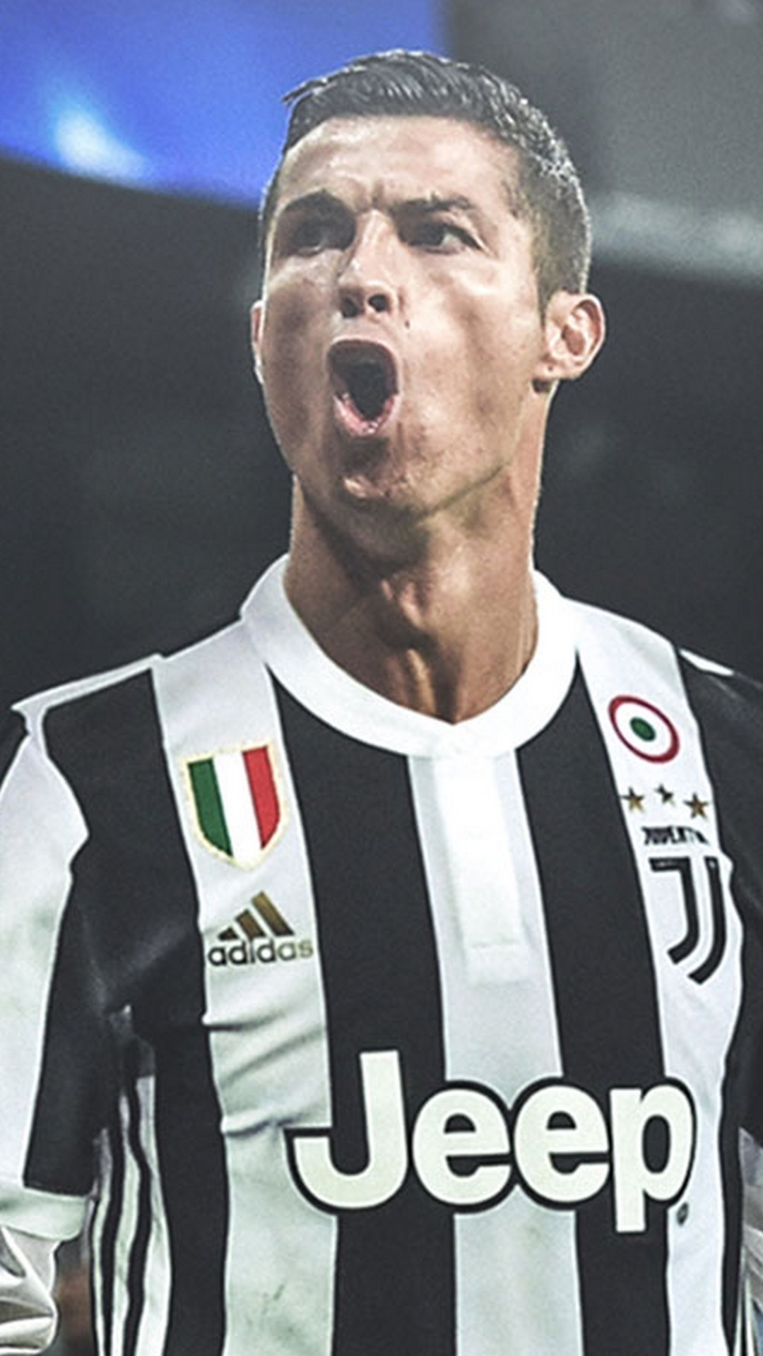 Cristiano Ronaldo Juventus Wallpaper For iPhone with resolution 1080X1920 pixel. You can make this wallpaper for your iPhone 5, 6, 7, 8, X backgrounds, Mobile Screensaver, or iPad Lock Screen