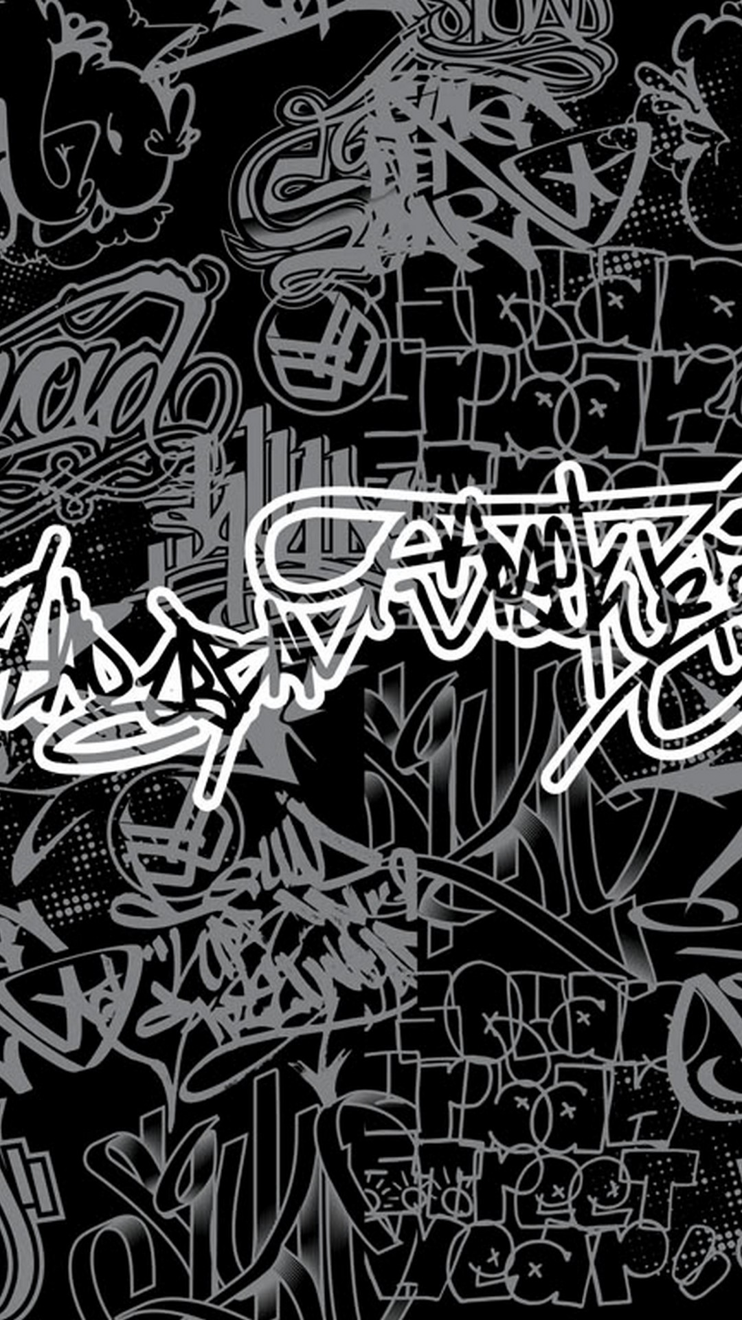 Graffiti Letters iPhone Wallpaper with image resolution 1080x1920 pixel. You can make this wallpaper for your iPhone 5, 6, 7, 8, X backgrounds, Mobile Screensaver, or iPad Lock Screen
