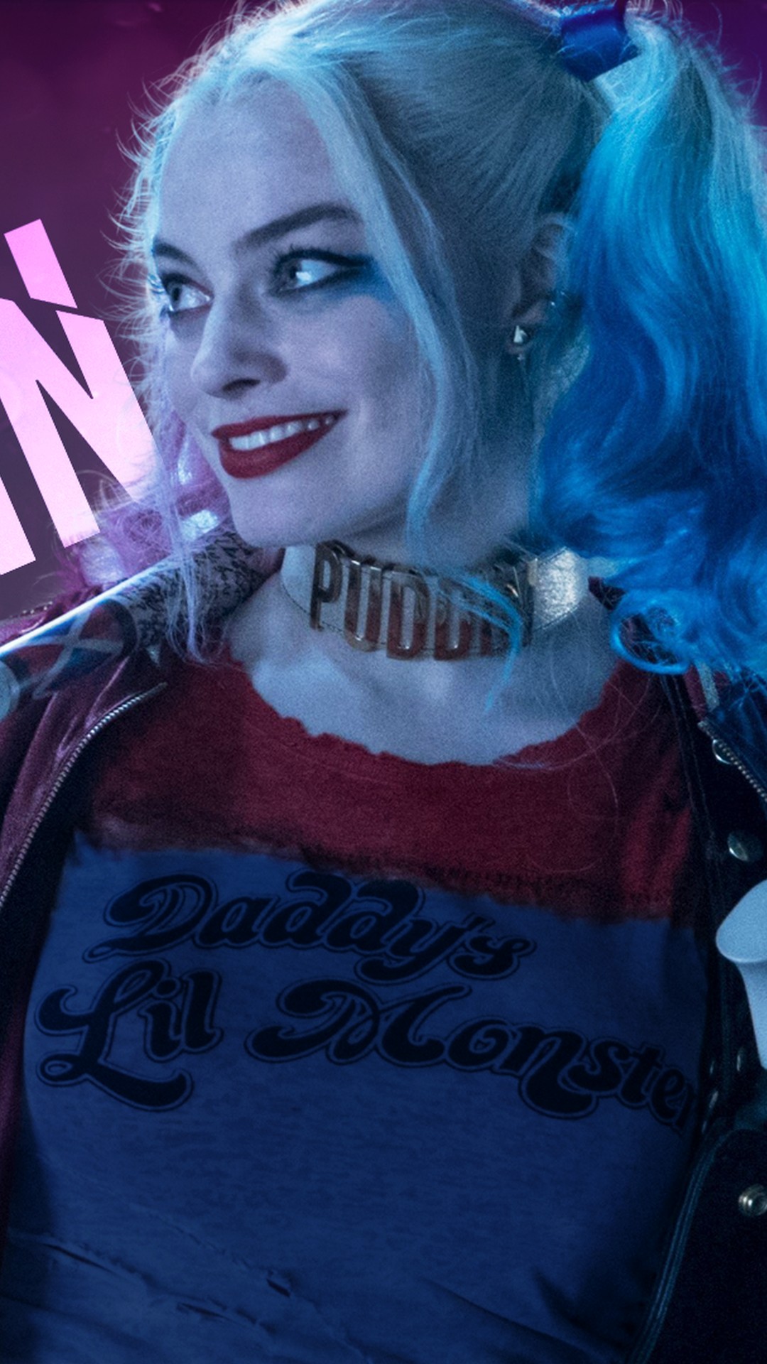 Harley Quinn Wallpaper For iPhone with resolution 1080X1920 pixel. You can make this wallpaper for your iPhone 5, 6, 7, 8, X backgrounds, Mobile Screensaver, or iPad Lock Screen