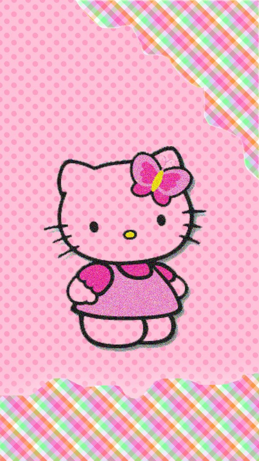 Hello Kitty Wallpaper For iPhone with image resolution 1080x1920 pixel. You can make this wallpaper for your iPhone 5, 6, 7, 8, X backgrounds, Mobile Screensaver, or iPad Lock Screen