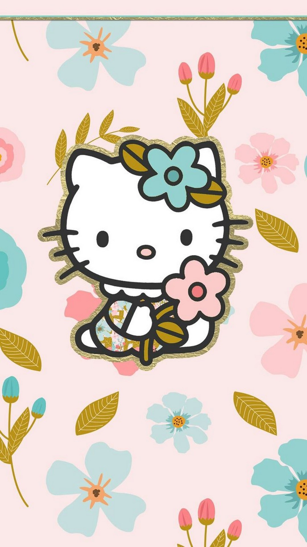 Hello Kitty Wallpaper iPhone with image resolution 1080x1920 pixel. You can make this wallpaper for your iPhone 5, 6, 7, 8, X backgrounds, Mobile Screensaver, or iPad Lock Screen
