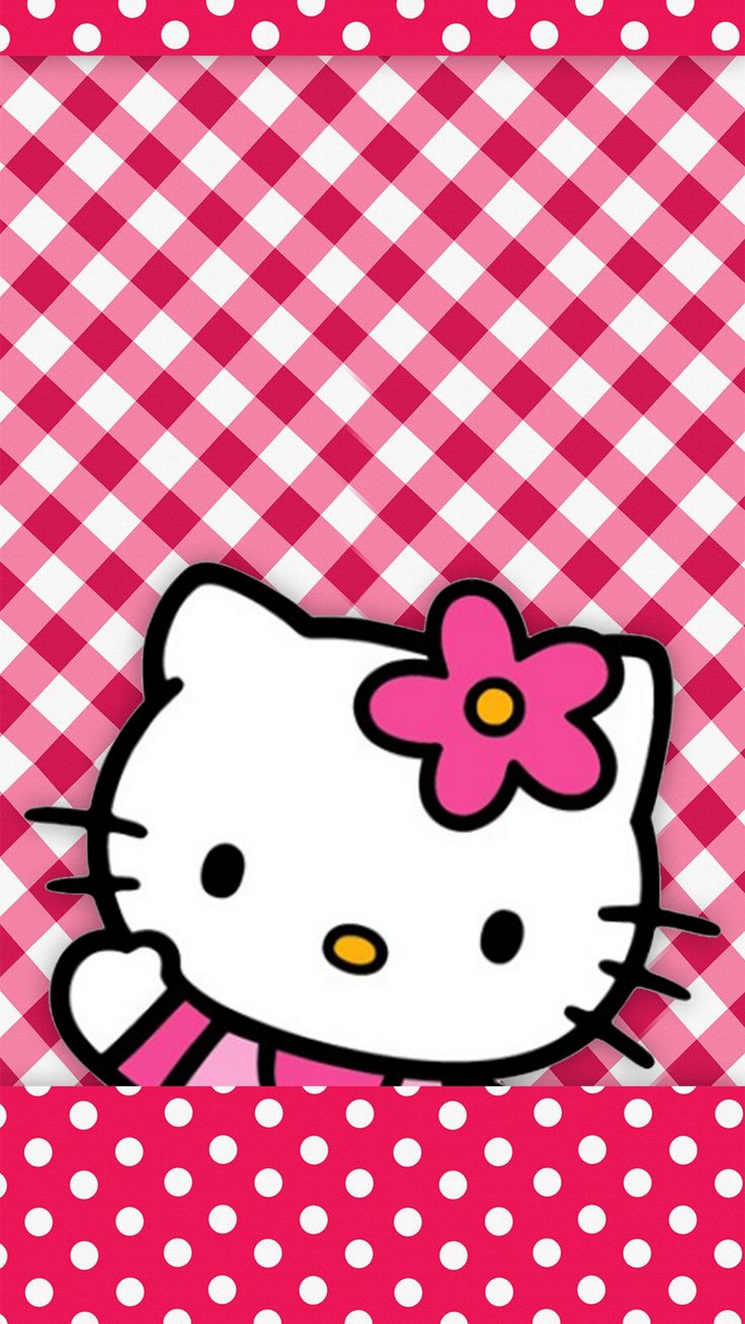 Hello Kitty iPhone Wallpaper with image resolution 1080x1920 pixel. You can make this wallpaper for your iPhone 5, 6, 7, 8, X backgrounds, Mobile Screensaver, or iPad Lock Screen
