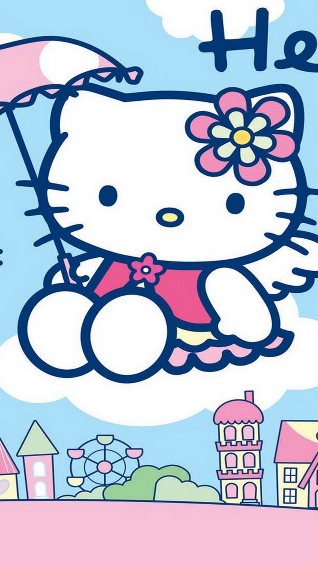 Kitty Wallpaper For iPhone with resolution 1080X1920 pixel. You can make this wallpaper for your iPhone 5, 6, 7, 8, X backgrounds, Mobile Screensaver, or iPad Lock Screen