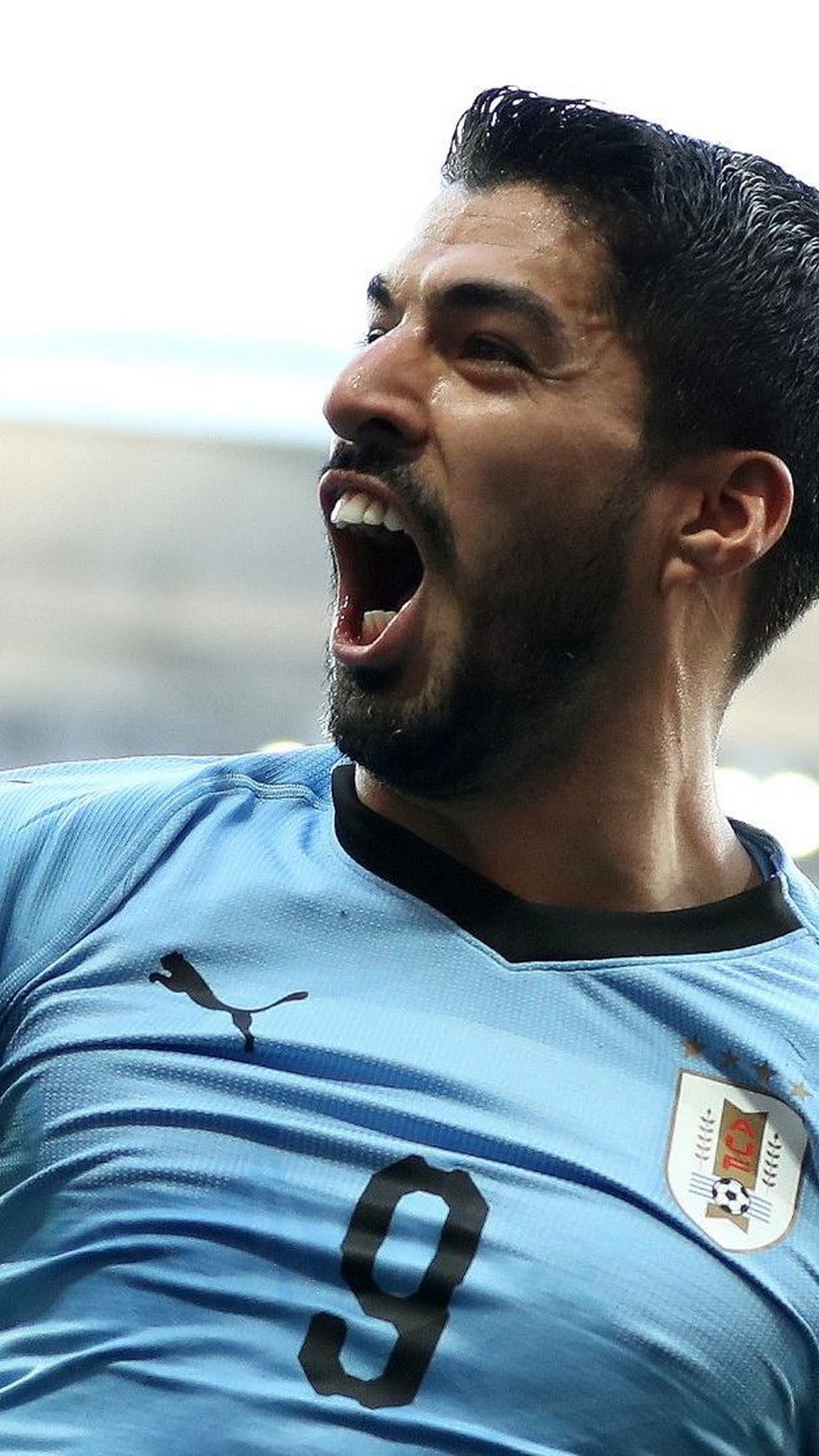 Luis Suarez Uruguay Wallpaper iPhone with resolution 1080X1920 pixel. You can make this wallpaper for your iPhone 5, 6, 7, 8, X backgrounds, Mobile Screensaver, or iPad Lock Screen