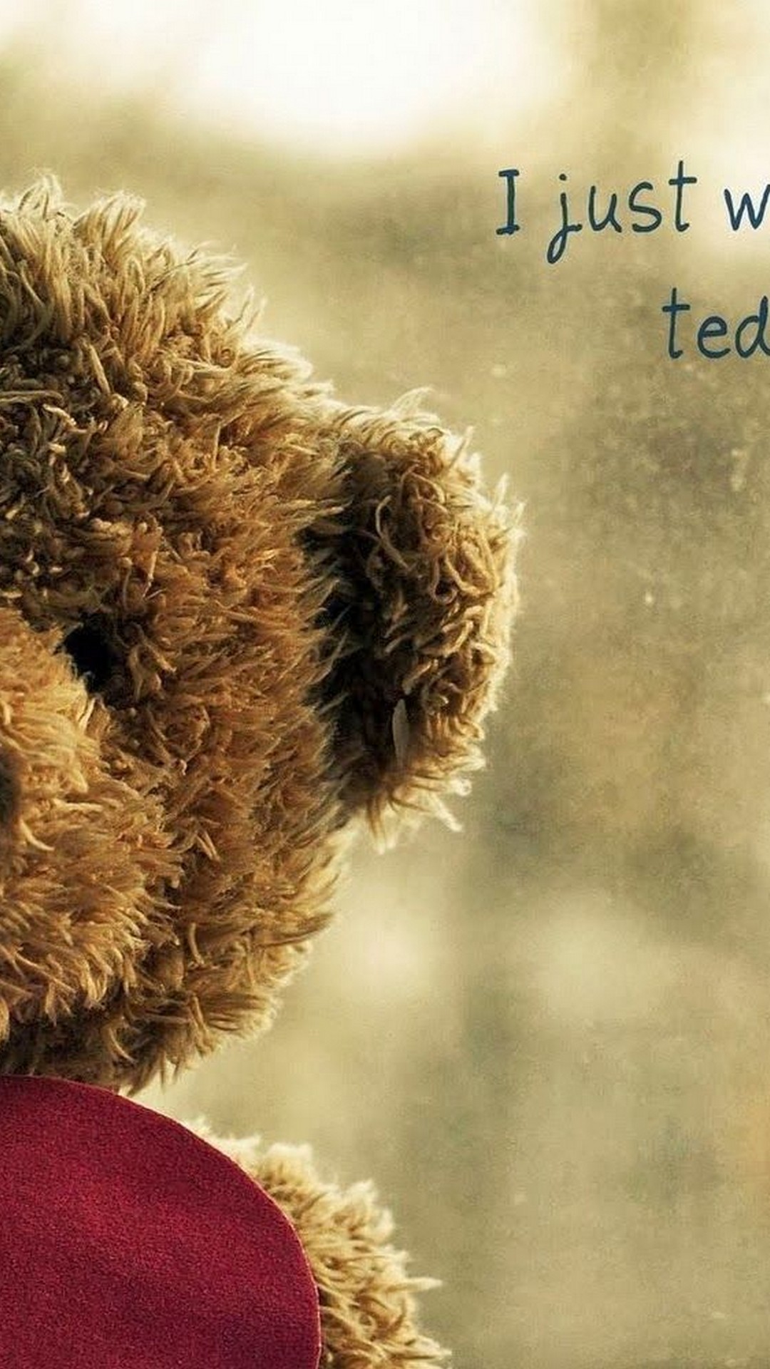 Teddy Bear Giant Wallpaper For iPhone with image resolution 1080x1920 pixel. You can make this wallpaper for your iPhone 5, 6, 7, 8, X backgrounds, Mobile Screensaver, or iPad Lock Screen