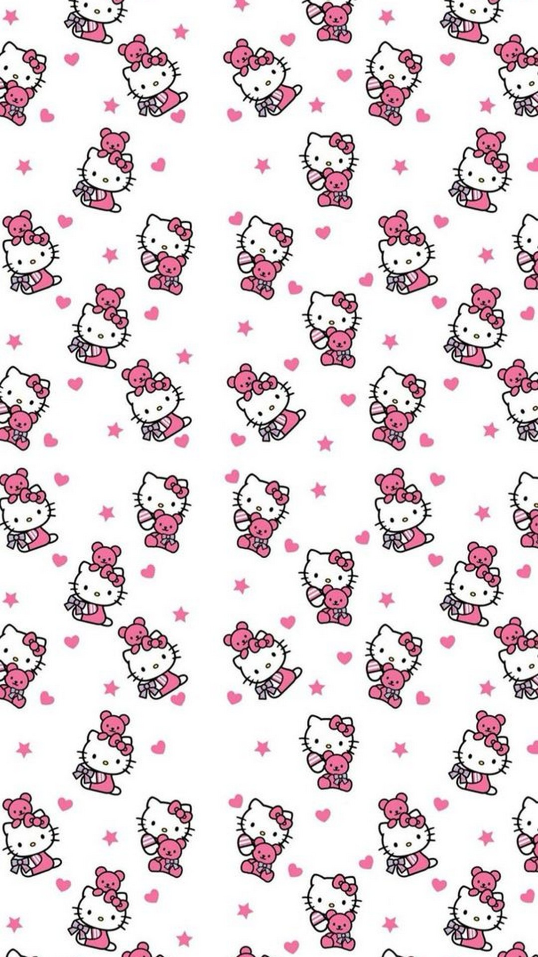 Wallpaper Hello Kitty Characters iPhone with image resolution 1080x1920 pixel. You can make this wallpaper for your iPhone 5, 6, 7, 8, X backgrounds, Mobile Screensaver, or iPad Lock Screen