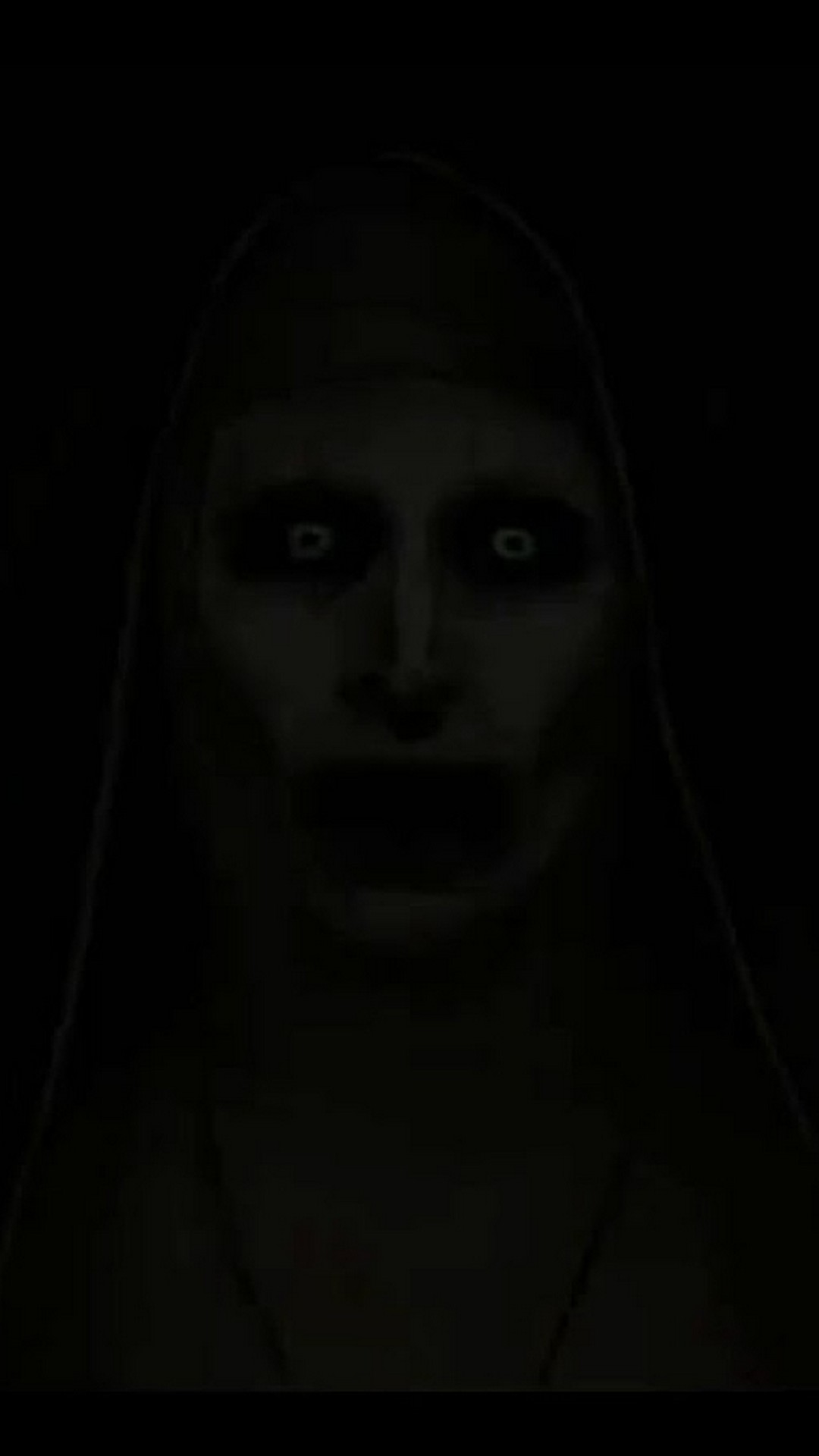 The Nun Valak iPhone Wallpaper with image resolution 1080x1920 pixel. You can make this wallpaper for your iPhone 5, 6, 7, 8, X backgrounds, Mobile Screensaver, or iPad Lock Screen